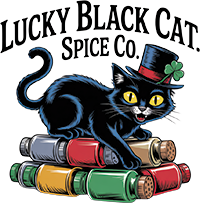 Lucky Black Cat Spice Company Logo